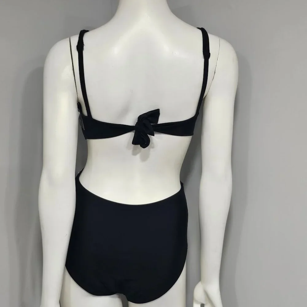Bar III Women's Tell Me About It Stud One-Piece Swimsuit - Picture 4 of 10